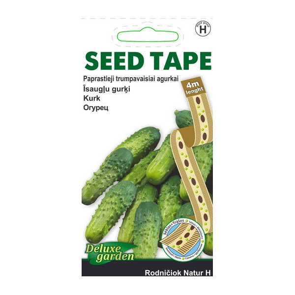 SEED TAPE WITH FERTILISER CUCUMBER RODNIČIOK NATUR H
