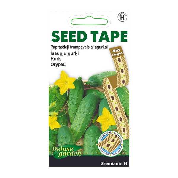 SEED TAPE WITH FERTILISER SHORT CUCUMBERS SREMIANIN H