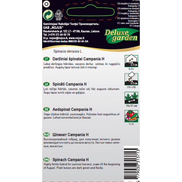 VIHANNESPINAATTI CAMPANIA H