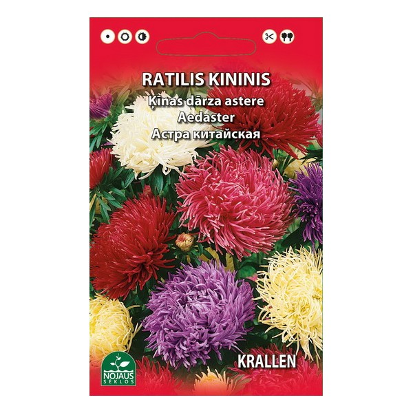 Chinese Aster KRALLEN MIX