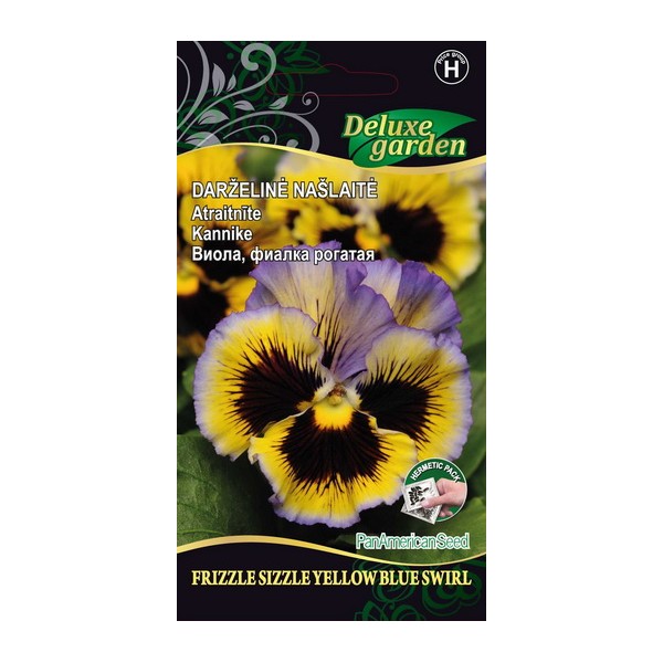 Viola FRIZZLE SIZZLE YELLOW BLUE SWIRL 20 seeds