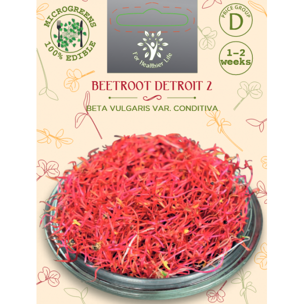 Mikrovihreät Punajuuret Detroit 2 15g