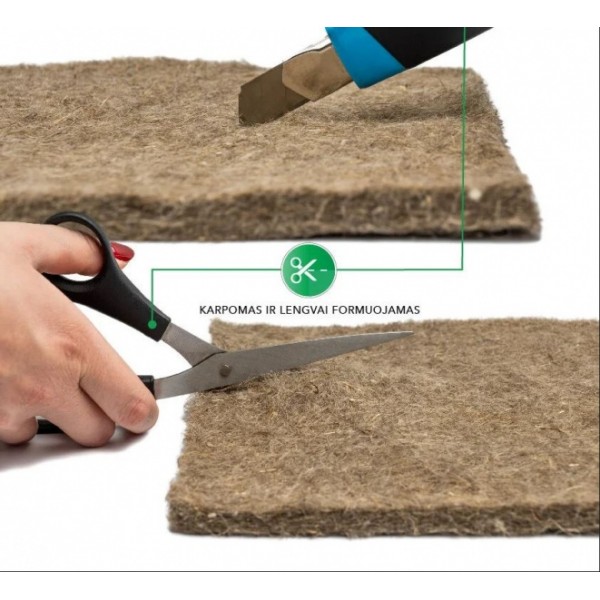 Evergreen Mat 100% pellavakuitumatto mikrovihannesten kasvattamiseen, 25 cm x 25 cm x 4 pcs.