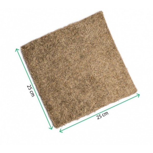 Evergreen Mat 100% pellavakuitumatto mikrovihannesten kasvattamiseen, 25 cm x 25 cm x 4 pcs.