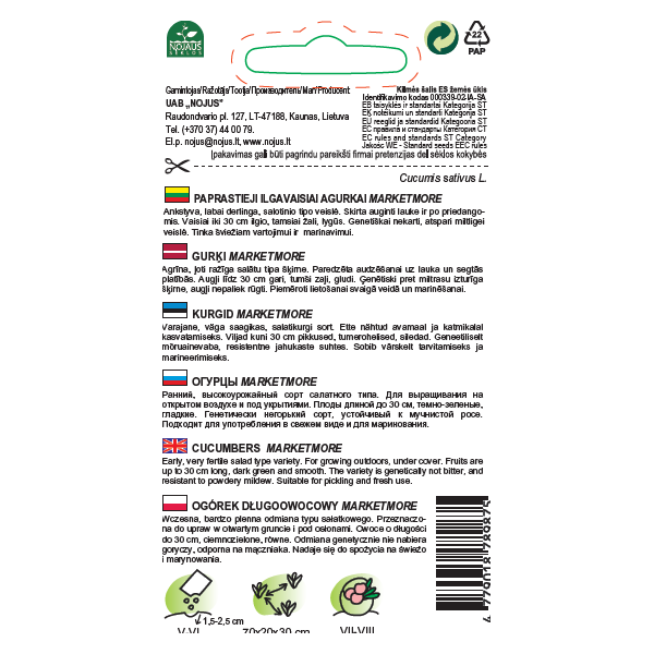 ECO LONG CUCUMBERS MARKETMORE