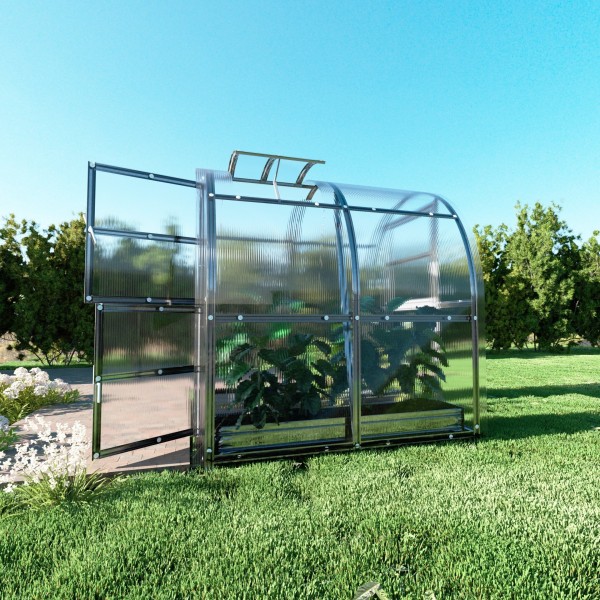 Šiltnamis KLASIKA Slim - 4 mm storio kanalinis polikarbonatas - 2 x 4 m (8 m²)