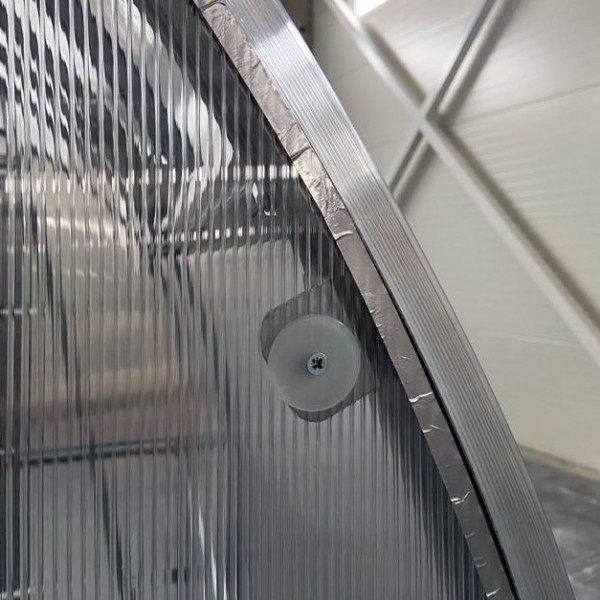 Šiltnamis KLASIKA Slim - 6 mm storio kanalinis polikarbonatas - 2 x 4 m (8 m²)