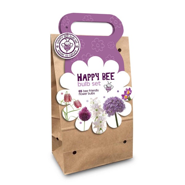 Flower bulb set for bees purple 65 pcs.