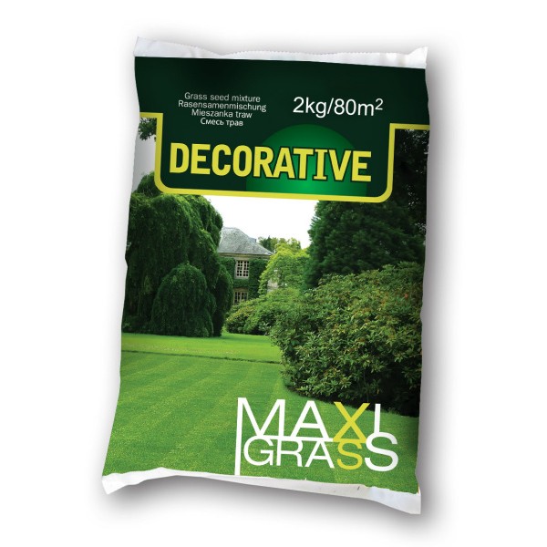 MaxiGrass Decorative Lawn Grass Seed Mix, 2 kg