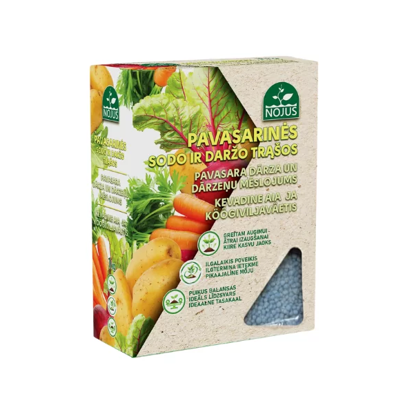 Nojus Kevätlannoite Puutarhaan ja Kasvimaalle, 1 kg