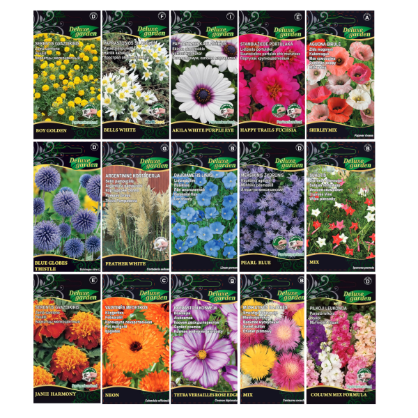 “My Meadow” Seed Collection – 30 Flower Varieties